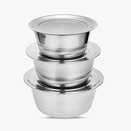 New Jonny Stainless Steel  S.S FINGER BOWL WITH COVER
